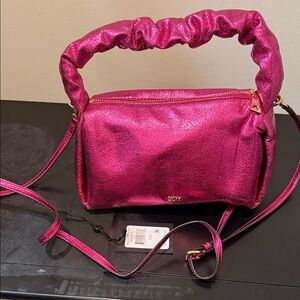 NWT DKNY Fuchsia Crossbody and handle Bag